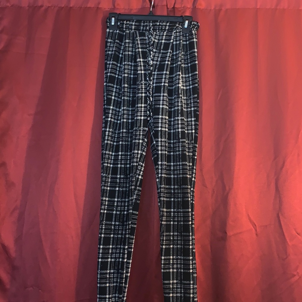 Charlotte Russe plaid trousers